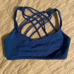 Size 6 Blue lululemon bra